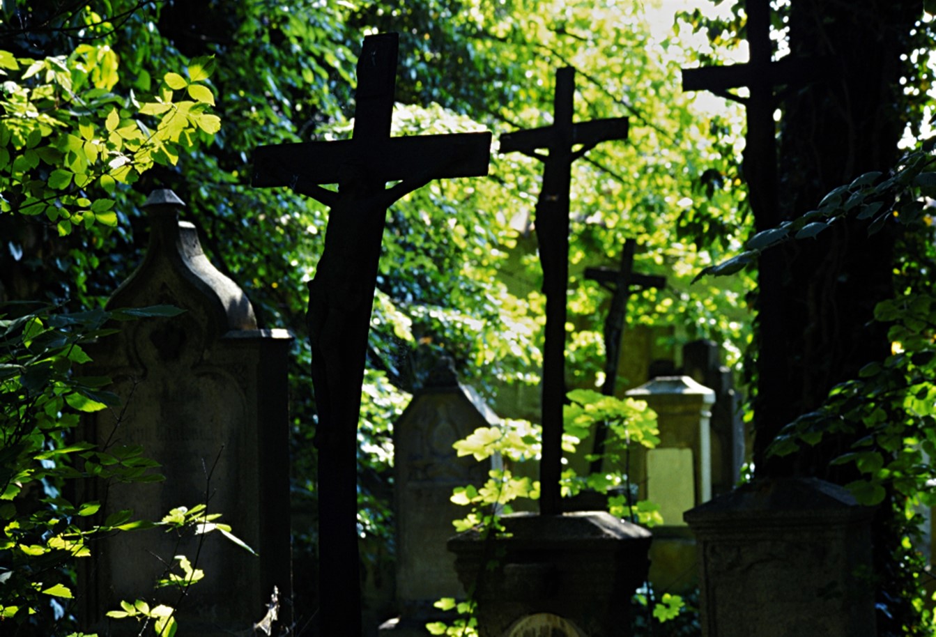 Friedhof St. Peter um 1980
